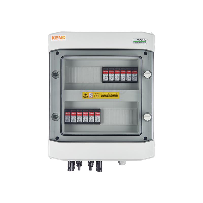 Nuolatinės srovės jungties plokštė su viršįtampių ribotuvu 1000V 2 tipo, 4x PV eilutė, 4x MPPT
