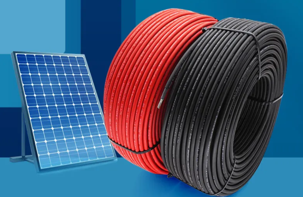 Kabelis PNTECH PV1-F (1x4 mm, red, 1 roll / 500 m)