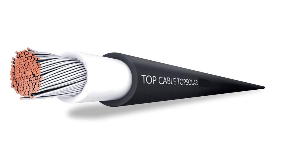 Kabelis Top Cable TOPSOLAR PV H1Z2Z2-K (1x6 mm, black)