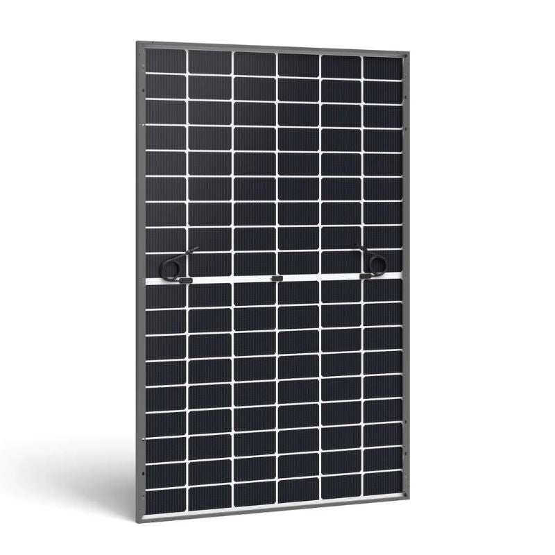 JA Solar 470W fotovoltinis modulis, Half-cut juodas rėmelis, dvigubas stiklas, MC4-EVO2 jungtis, 30 mm, 1200 mm laidas