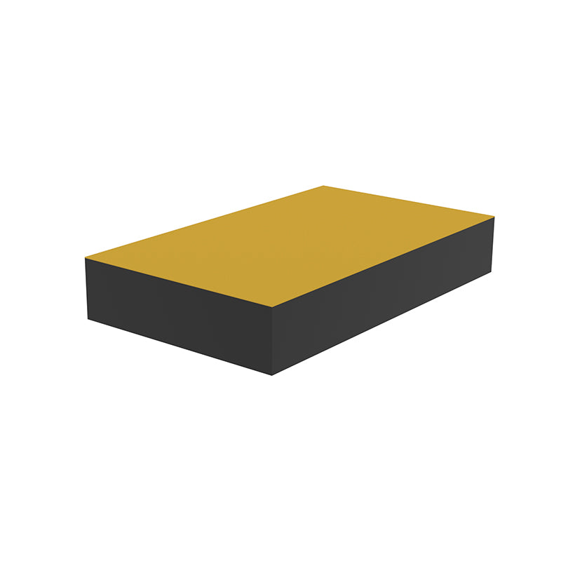 Guminė tarpinė plokštelė 130x80x25mm, EPDM, su lipnios juostos sluoksniu