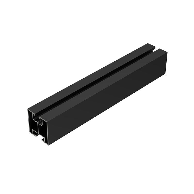 Aliuminio profilis 2220mm juodas