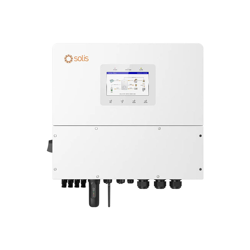 Hibridinis inverteris Solis 15kW, trifazis, 4 Mppt, ekranas, Wifi