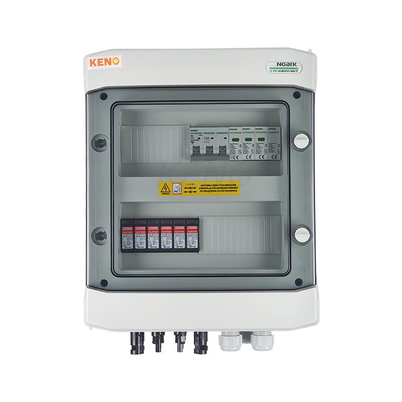 DC+AC jungties plokštė su viršįtampių ribotuvu 1000V tipas 1+2, 2x PV string, 2x MPPT // limit. AC tipas 1+2, 32A 3-Ph