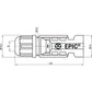 MC4 jungtis LAPP EPIC SOLAR 4 M (male, 4-6 mm)