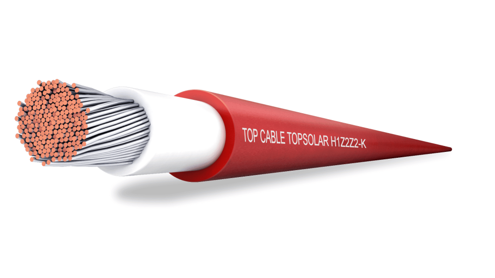 Kabelis Top Cable TOPSOLAR PV H1Z2Z2-K (1x4 mm, red)