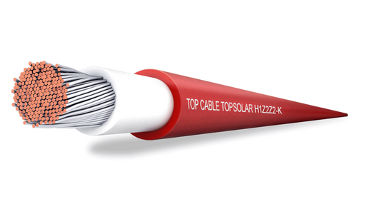 Kabelis Top Cable TOPSOLAR PV H1Z2Z2-K (1x6 mm, red)
