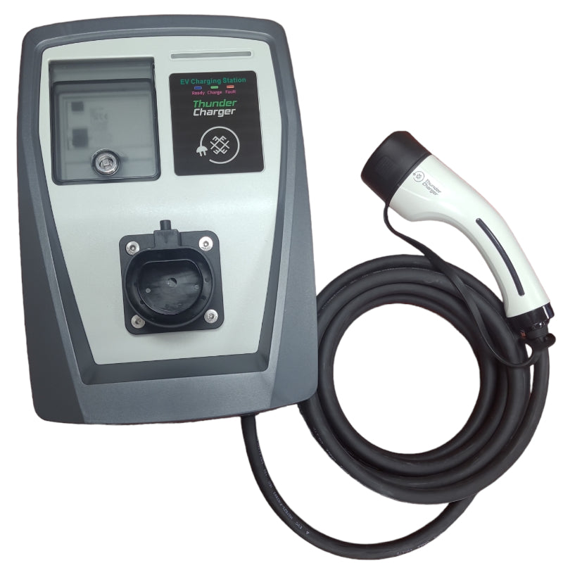 EV įkrovimo stotelė Thunder Charger EKEC WallBox 11kW EKEC1-C-T2-3P-16A-DLB (cable 5m)