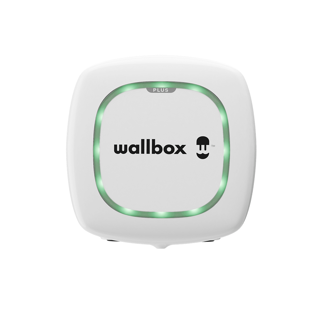 EV įkrovimo stotelė Wallbox Pulsar Plus 22kW (5m cable, Black/White)