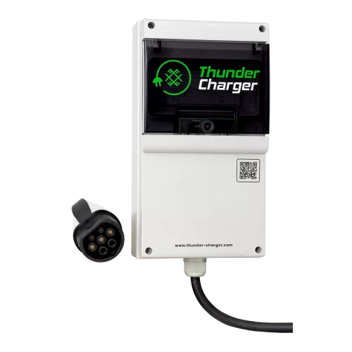 EV įkrovimo stotelė Thunder Charger Wallbox 7.2kW (5m cable)