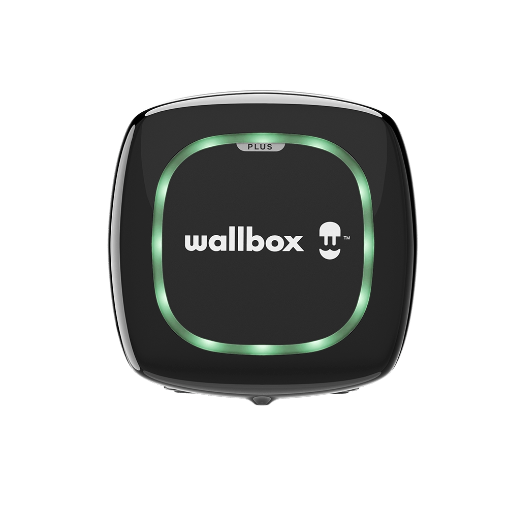 EV įkrovimo stotelė Wallbox Pulsar Plus 22kW (5m cable, Black/White)